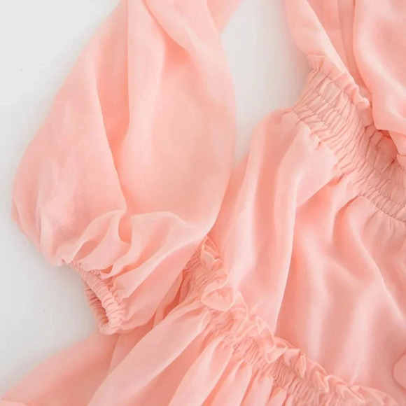 Revolve Misa Los Angeles Coral Dress Large Retails $440 - Picture 9 of 13